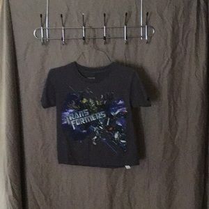 Transformers shirt. Faded gray. 6/7